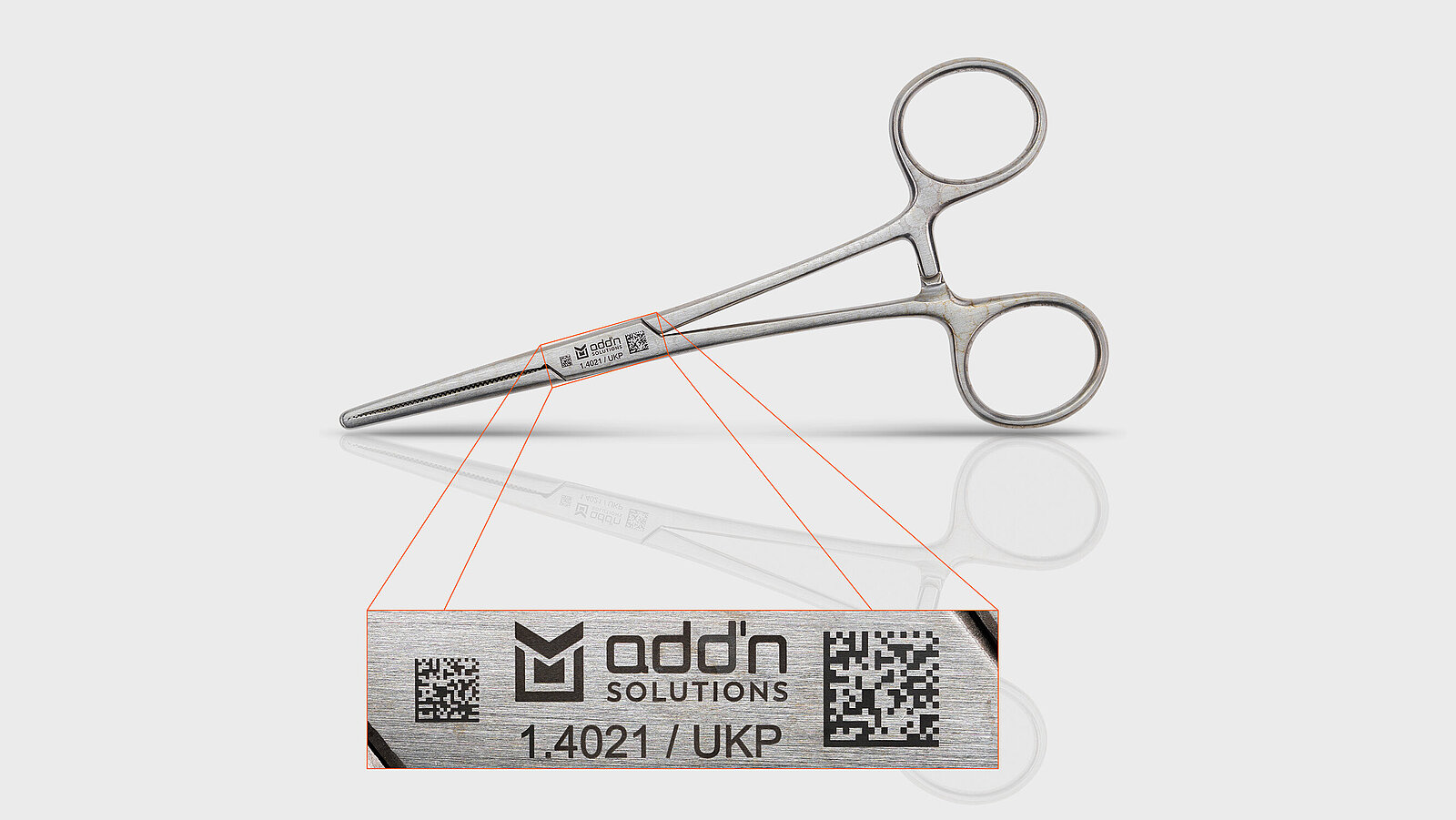 Safe through validation: Permanently reliable readable codes on surgical instruments with FOBA