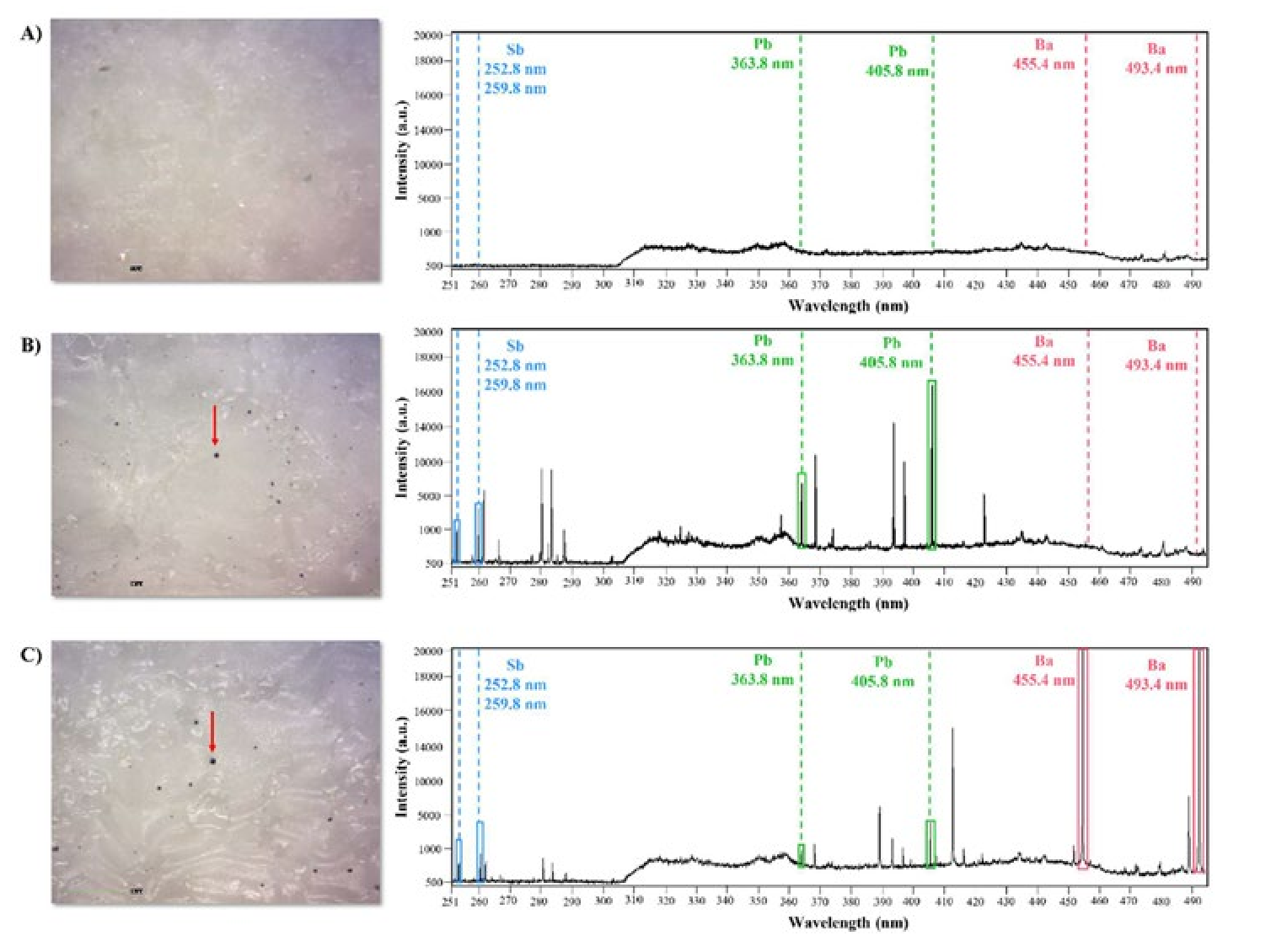 Rapid, On-Site Gunshot Residue Analysis with the Applied Spectra J200 CX LIBS
